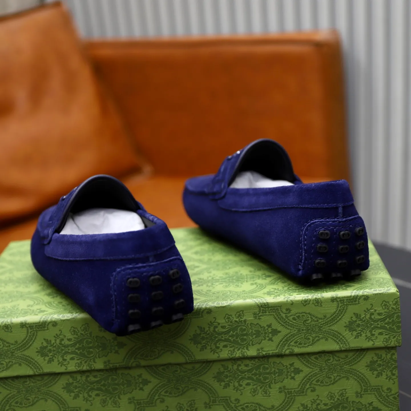 Ex-factory price: 460💰[GUCCI] Gucci ⚠️High-end men’s driving and pedal series ⚠️38-44 (customized for 45) ⚠️All original cowhide leather! Thick and soft! Made entirely of calfskin lining! Rubber sheet anti-slip beanie sole! Three-dimensional package technology! Fashionable and classic! Handicrafts! Original high quality! Feel free to compare!